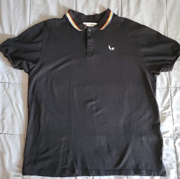 PRIDE BUNNY BLACK EMBROIDEREDLOGO COTTON RAINBOW LGBTQ UNISEX SIZE 4XL - Picture 5 of 10